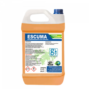 Producto espumante desengrasante